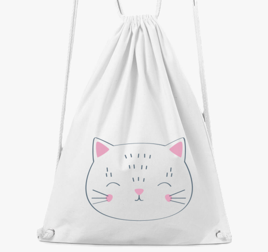 Cuki cica arc nahrbtnik