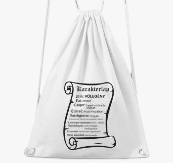 Karakterlap nahrbtnik