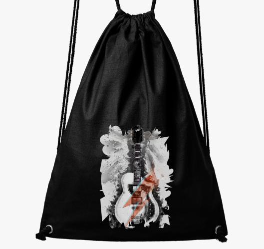 David Bowie kitara nahrbtnik