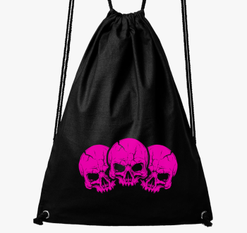 3 pink skulls nahrbtnik
