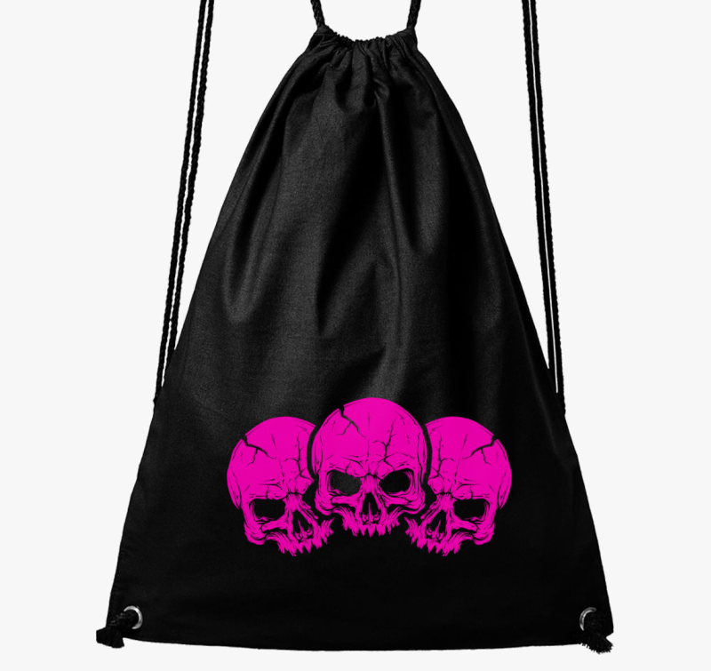3 pink skulls nahrbtnik