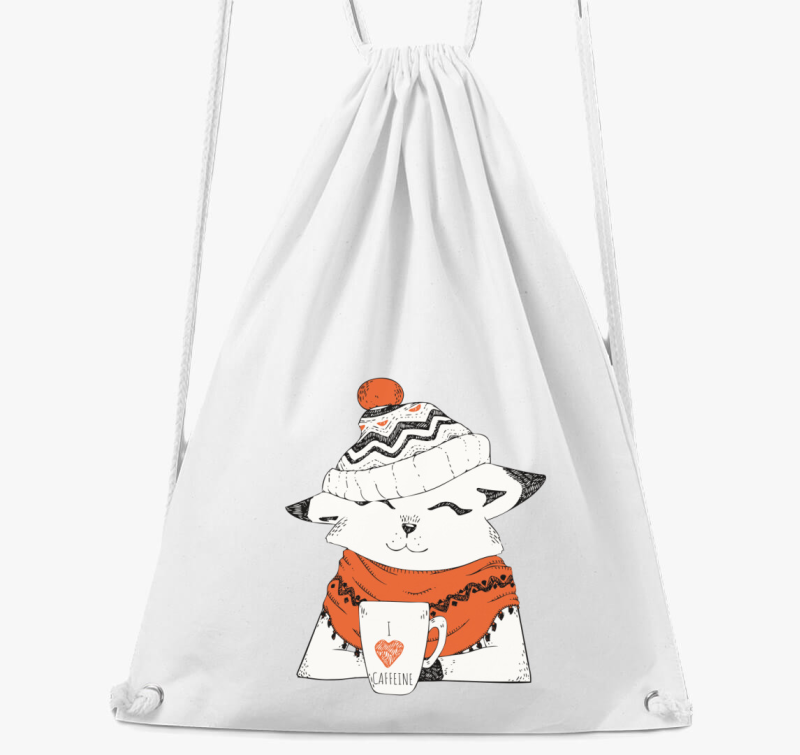 winter cat caffeine nahrbtnik