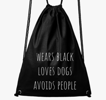 black - dogs nahrbtnik