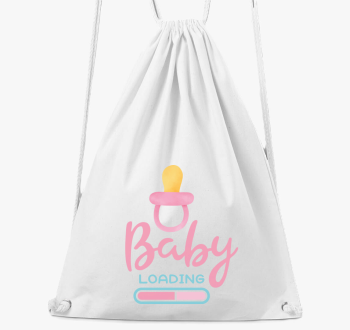 baby loading roza nahrbtnik