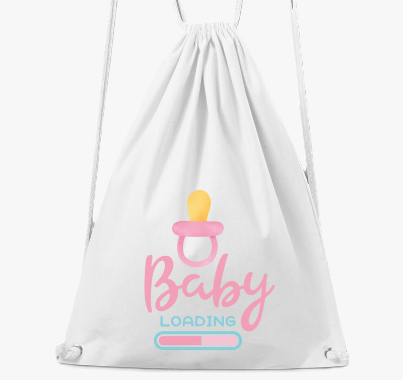 baby loading roza nahrbtnik