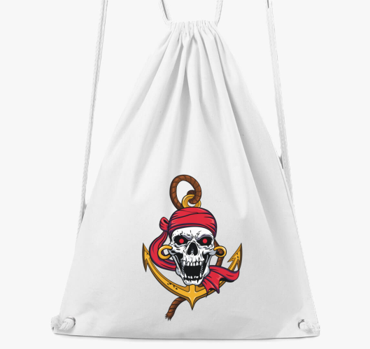 Pirate skull 2 nahrbtnik