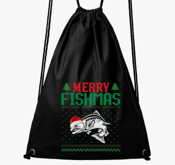 Merry fishmas ribič nahrbtnik