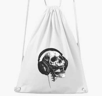 Skull music headset nahrbtnik