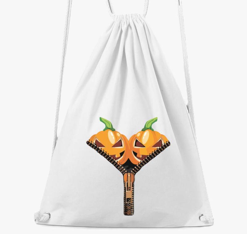 Halloween pumpkin zipper nahrbtnik