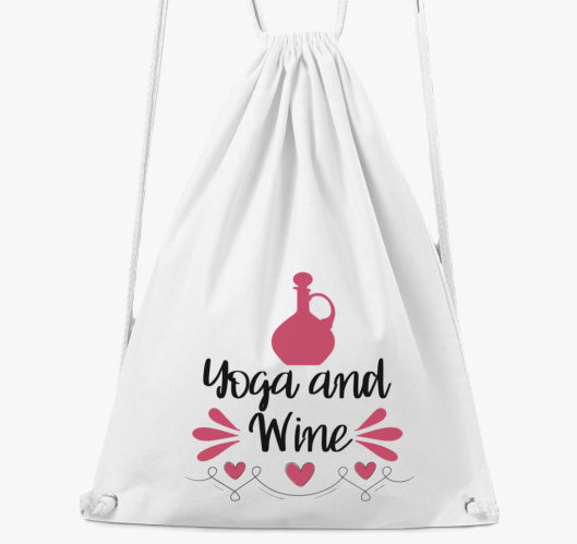 yoga wine nahrbtnik