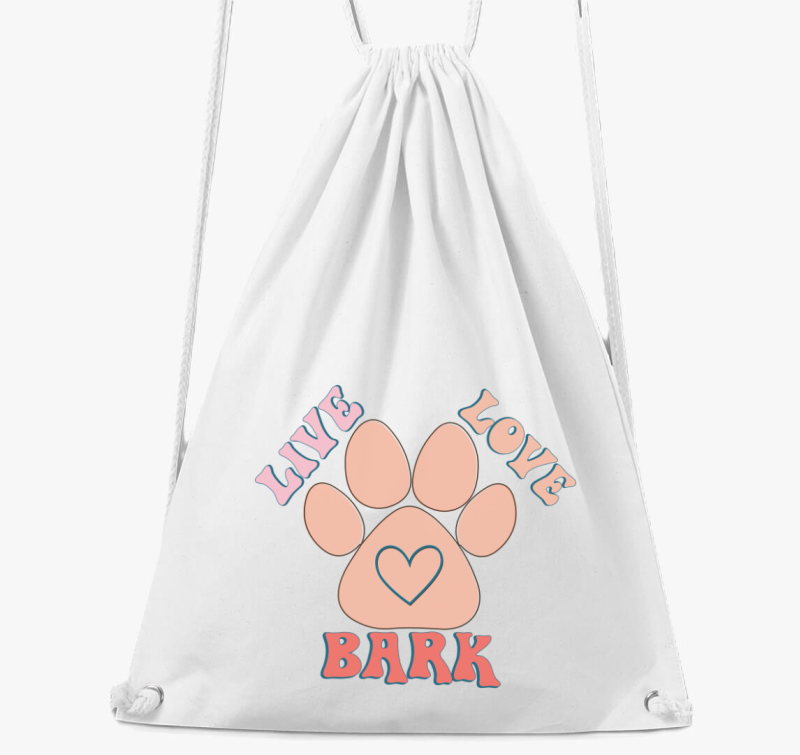 Live Love Bark nahrbtnik
