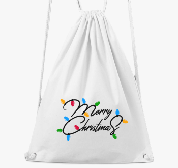 Merry Christmas lights nahrbtnik