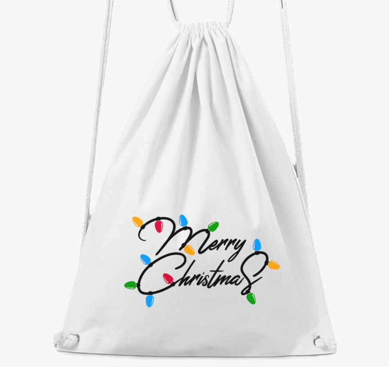 Merry Christmas lights nahrbtnik