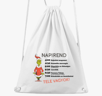 Grinch napirend nahrbtnik