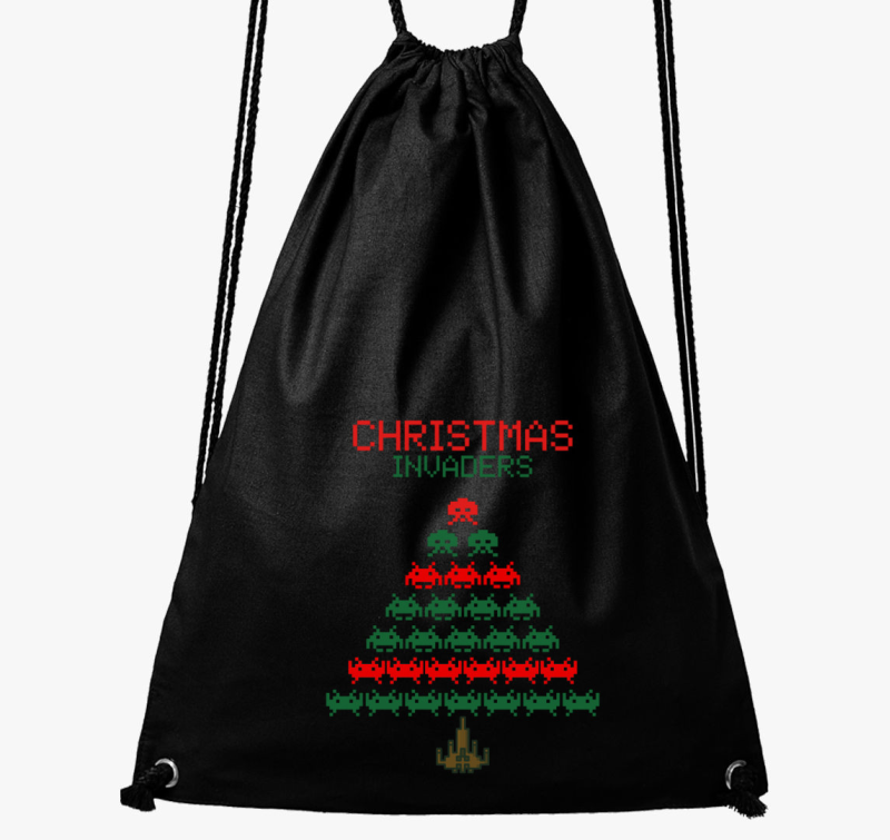 Christmas Invaders športni nahrbtnik - smešno geek božično darilo