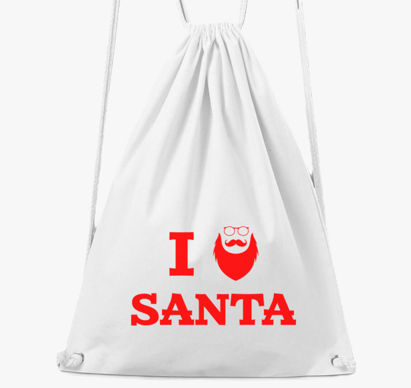 I love Santa - Szeretem nahrbtnik