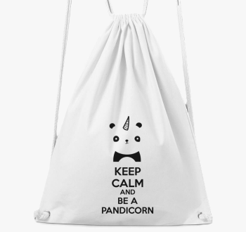 Keep calm and be pandicorn nahrbtnik