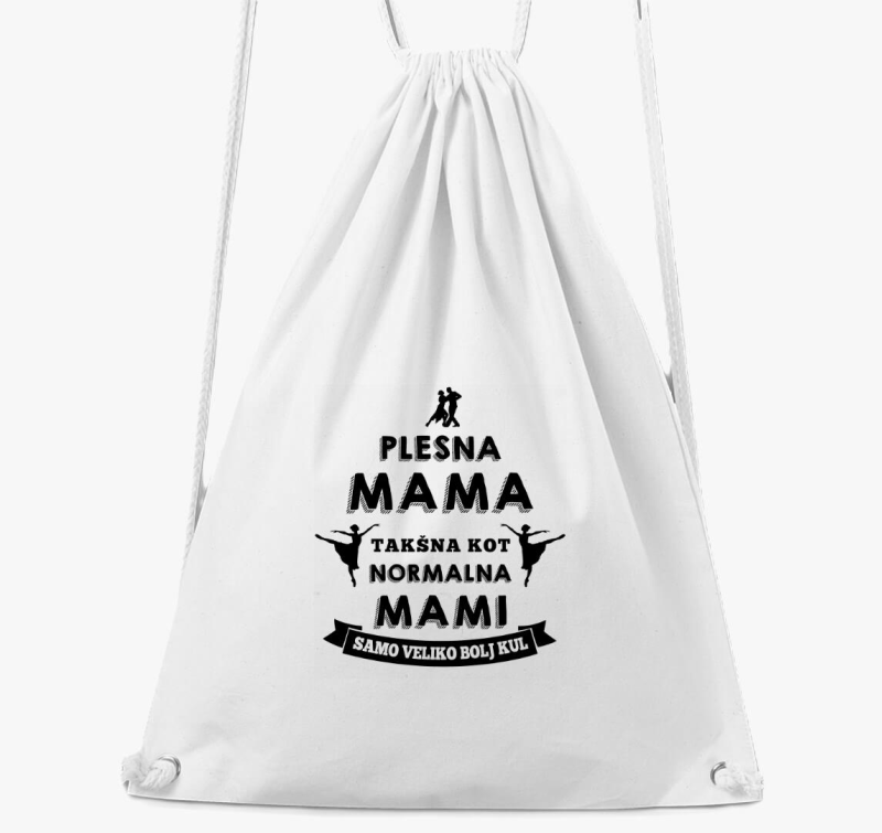 Plesna mama, kot normalna mami samo veliko bolj kul! Nahrbtnik za plesno mamo