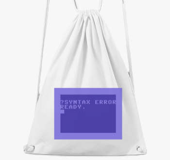 Commodore 64 (C64) nahrbtnik - Syntax error