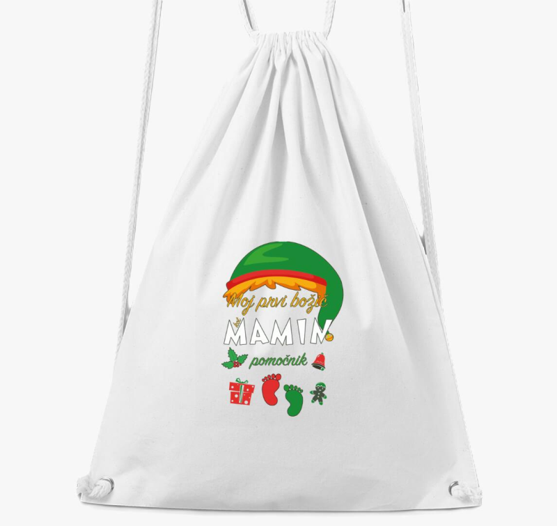 Moj prvi božič kot mamin pomočnik - novoletni nahrbtnik  s stilom za bodočo mami