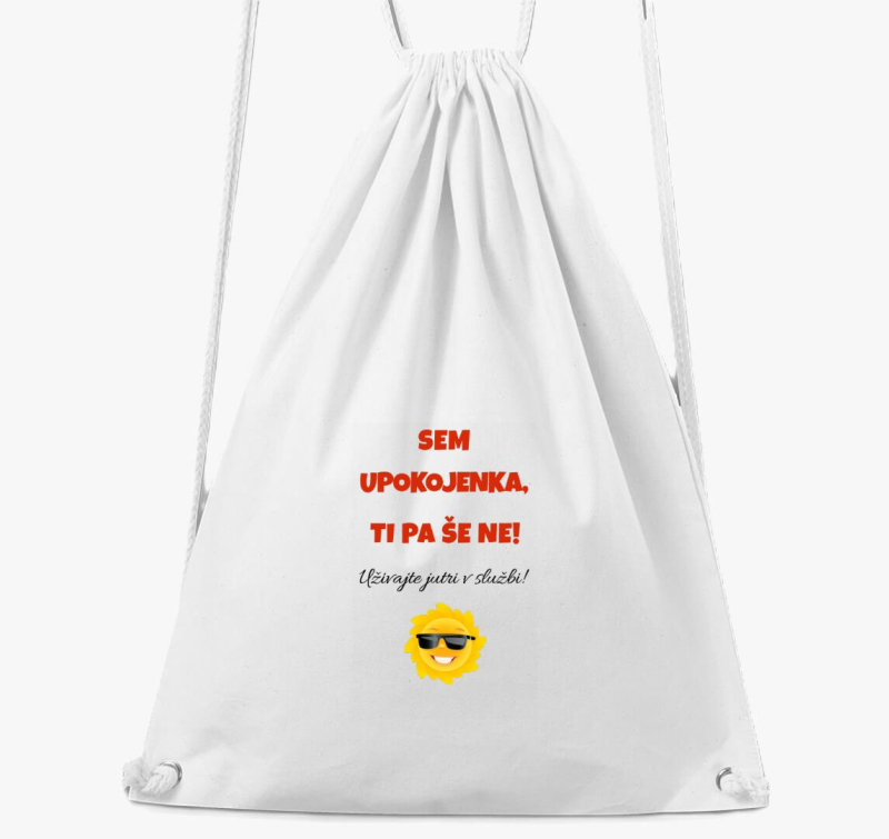 Upokojeni sem, te meg ne - smešno nahrbtnik