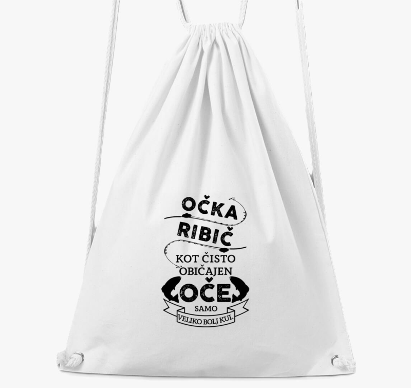 Ribič apuka nahrbtnik