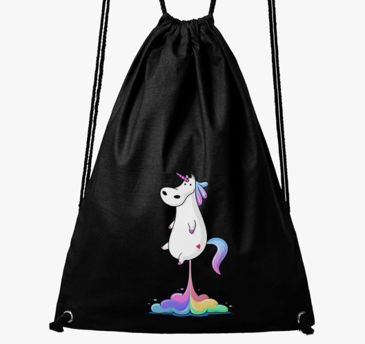 Unikornis puki nahrbtnik