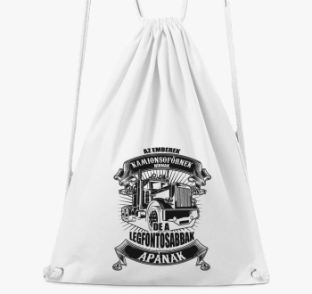 Kamionos apuka nahrbtnik