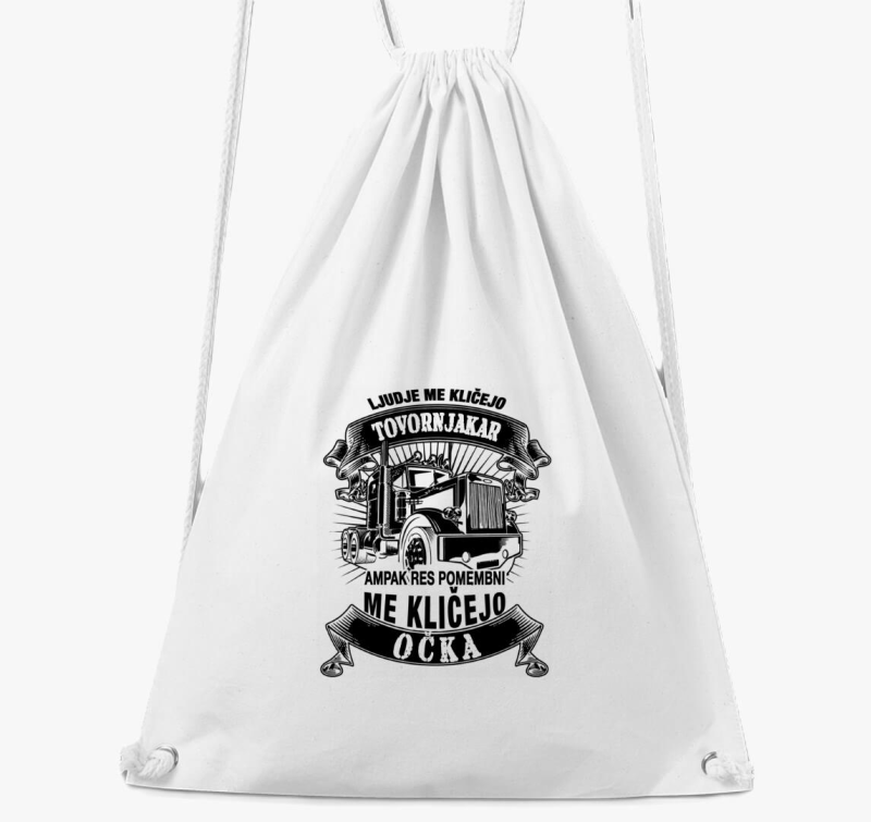 Kamionos apuka nahrbtnik