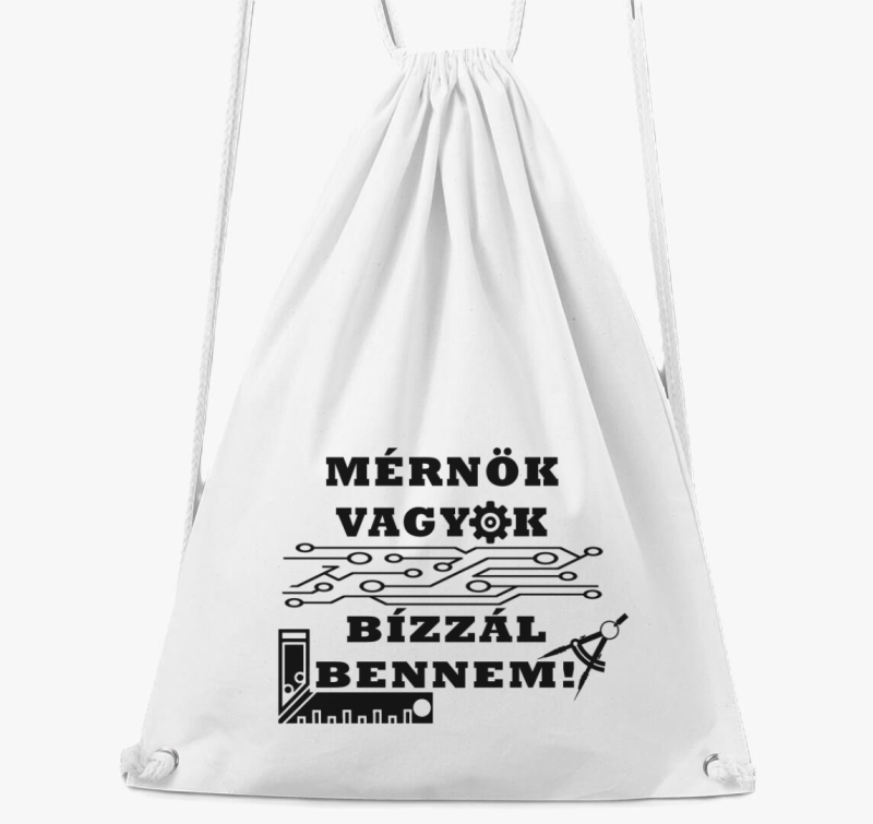 Inženir sem, bennem nahrbtnik