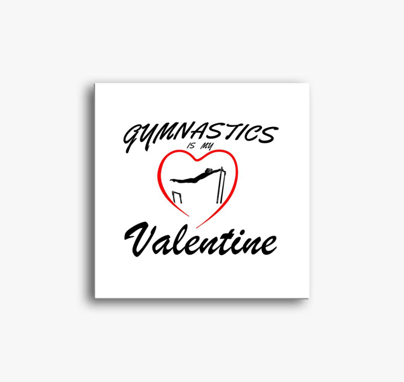 Gymnastics is my valentine 6 - slika na platnu