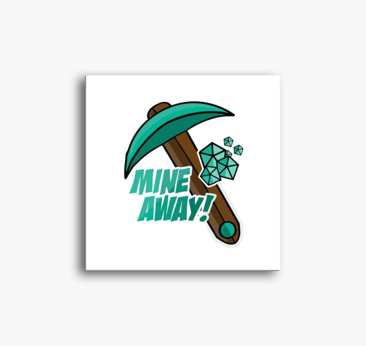 Minecraft mine away slika na p...