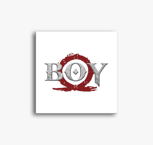 God of War Boy slika na platnu