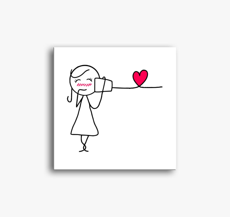 dekle 1 slika na platnu