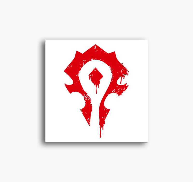 Warcraft Horde Symbol slika na platnu