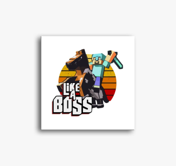 Minecraft Like boss slika na platnu