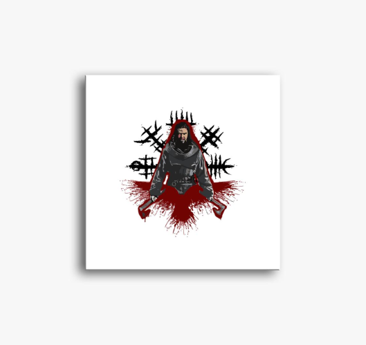 Vikings axes slika na platnu