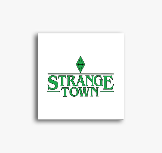 Sims Strange Town slika na pla...