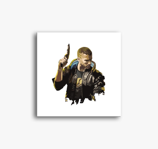 Cyberpunk character slika na p...