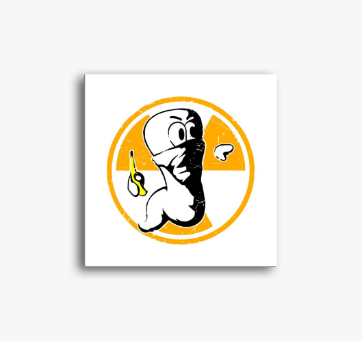 Worms banana slika na platnu