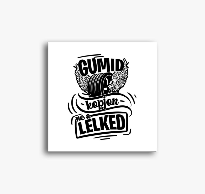 Gumid kopjon ne lelked slika na platnu