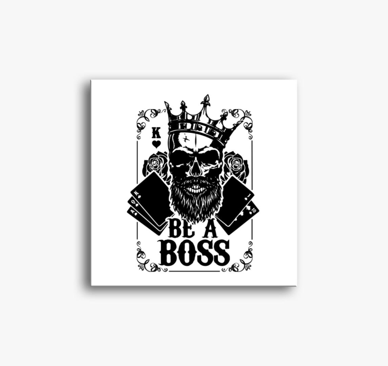Be boss slika na platnu