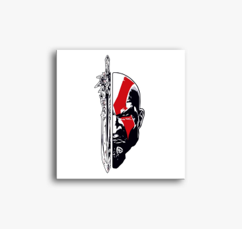 God of war Kratos face and sword slika na platnu