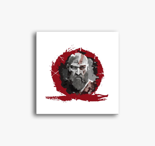 God of war kratos face slika n...