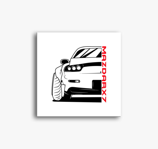 MazdaRx7 slika na platnu