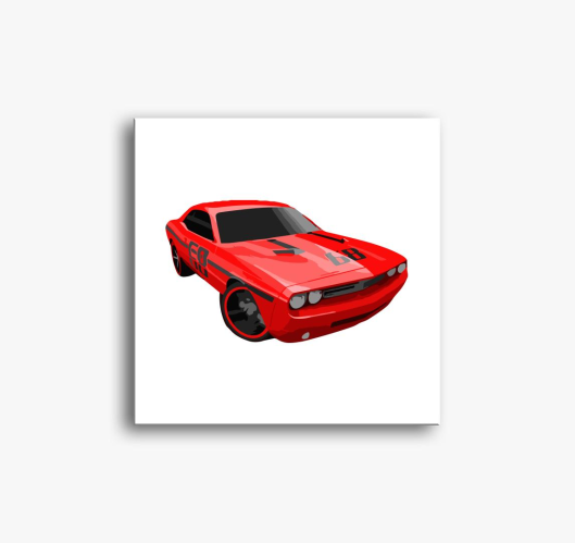 Sport slika na platnu