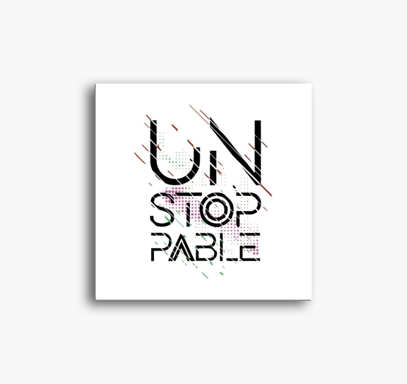 Unstoppable slika na platnu