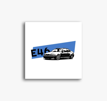 BMW E46 feliratos slika na platnu