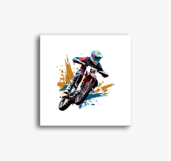 Szines motoros slika na platnu