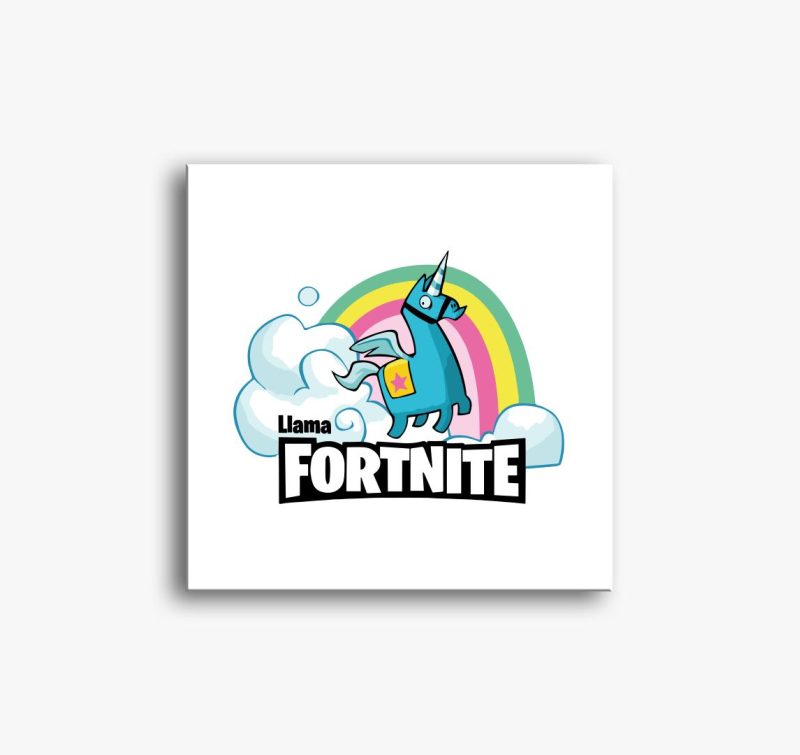 Llama Fortnite slika na platnu